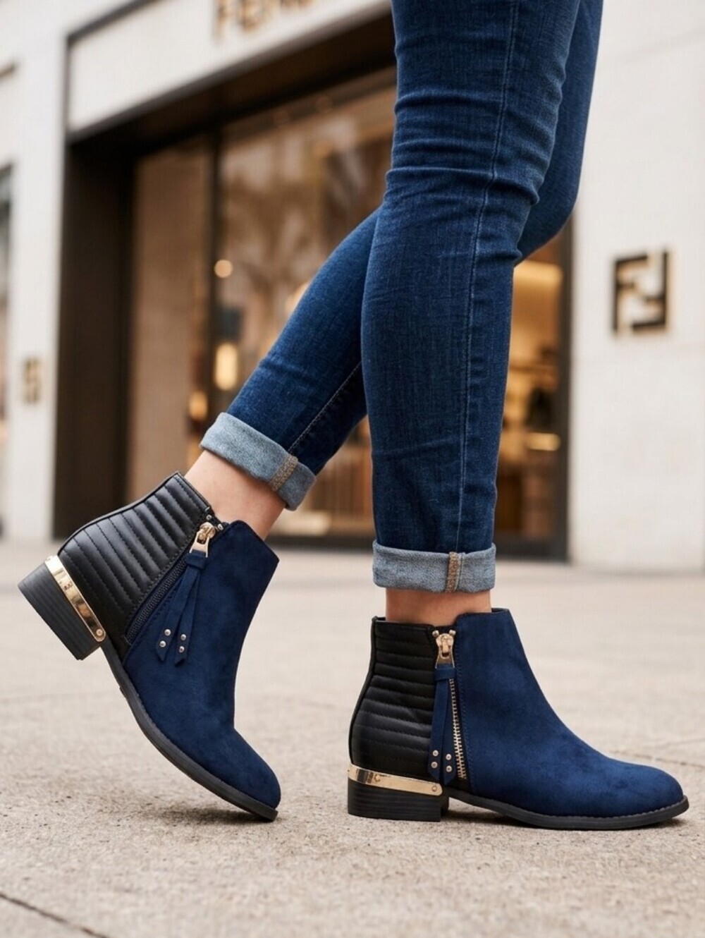 Never Worn Suede Bootie